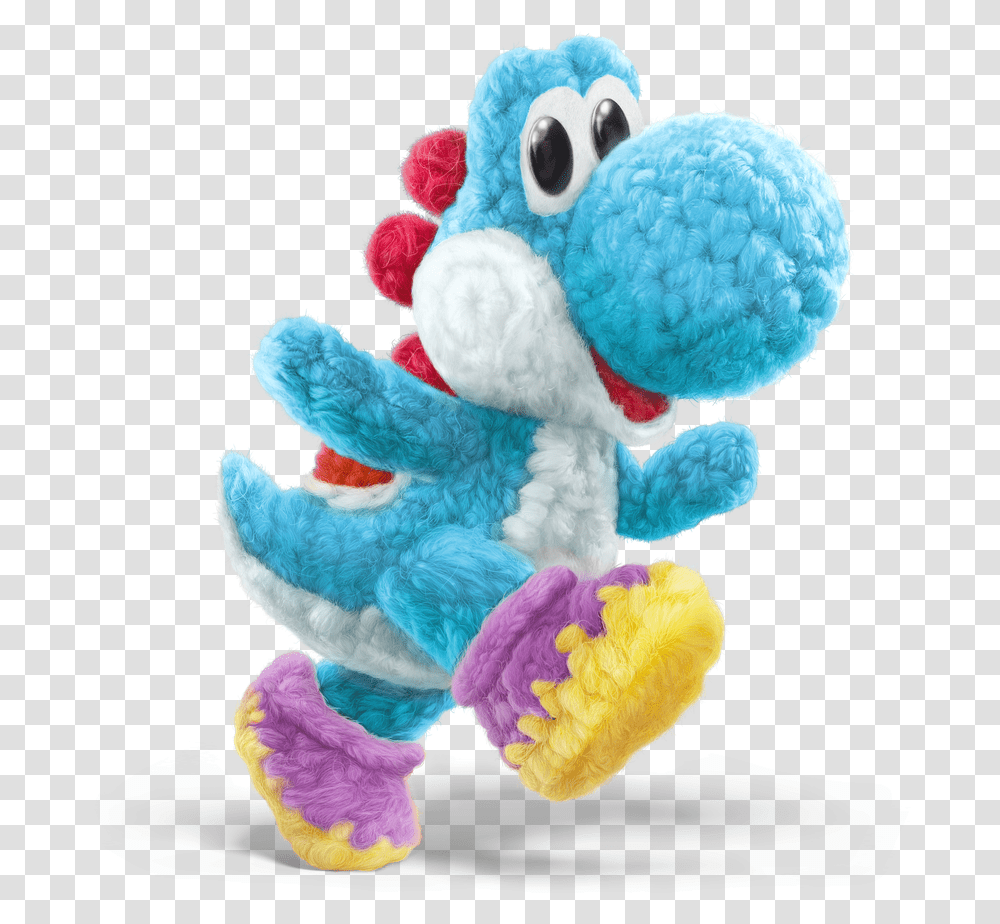 Yoshi Yarn Woolly Yoshi Smash Ultimate, Plush, Toy, Animal Transparent Png