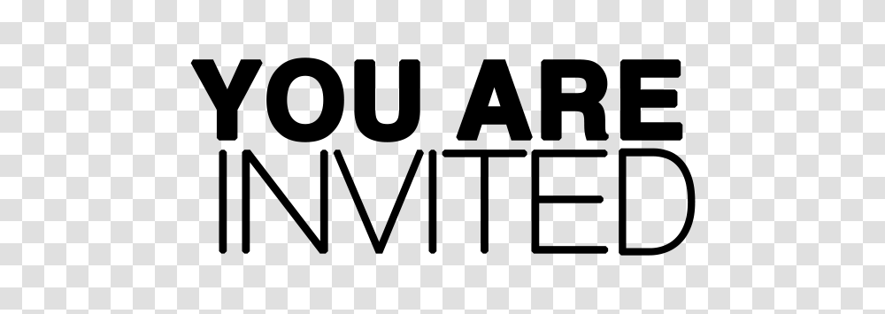 You Are Invited, Label, Word Transparent Png