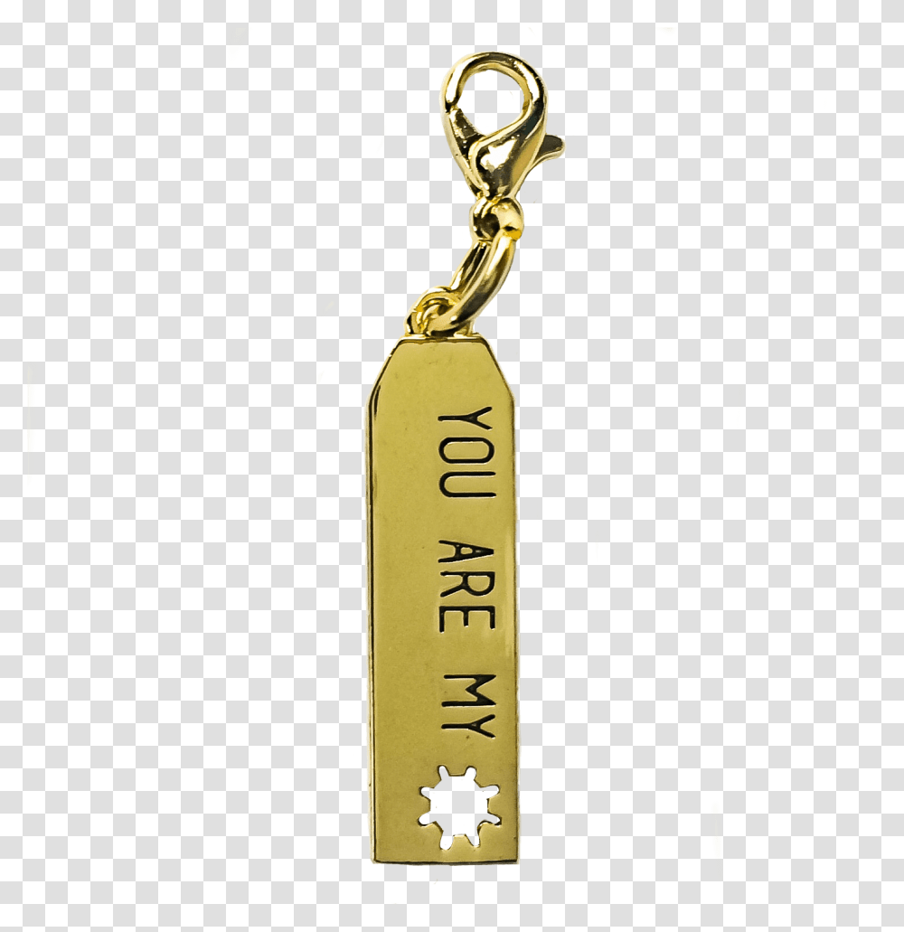 You Are My Sunshine Tag Keychain, Weapon, Weaponry, Gold, Trophy Transparent Png