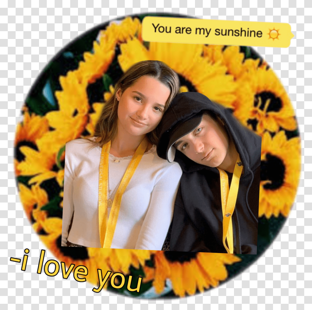 You Are My Sunshine Yellow Aesthetic, Person, Advertisement, Poster, Female Transparent Png