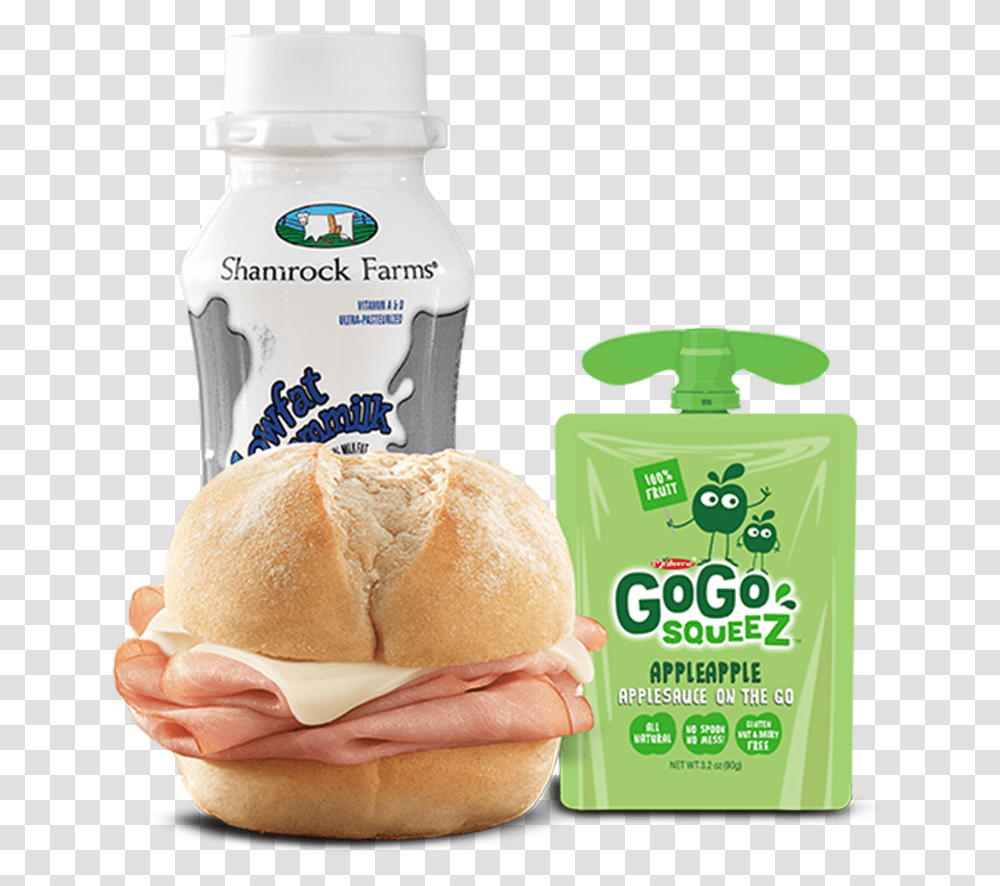 You Better Be Drinking Your Gogo Squeez Meme, Bottle, Sandwich, Food, Burger Transparent Png
