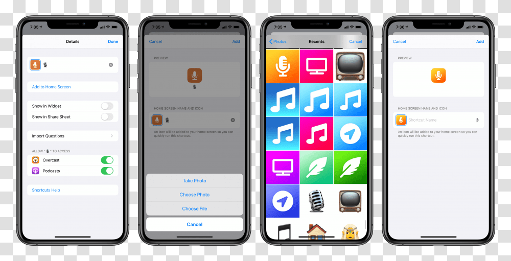 You Can Choose Custom Images For Shortcuts Added To Iphone, Mobile Phone, Electronics, Cell Phone Transparent Png