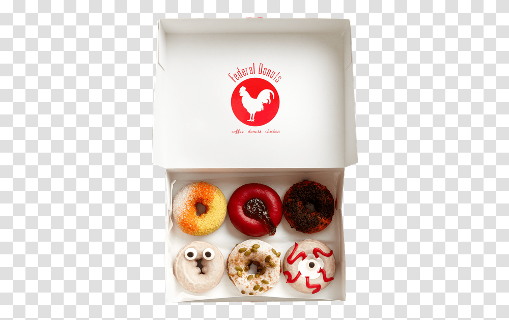 You Can Get Federal Donuts Delivered For Halloween Phillyvoice Cider Doughnut, Pastry, Dessert, Food, Bread Transparent Png