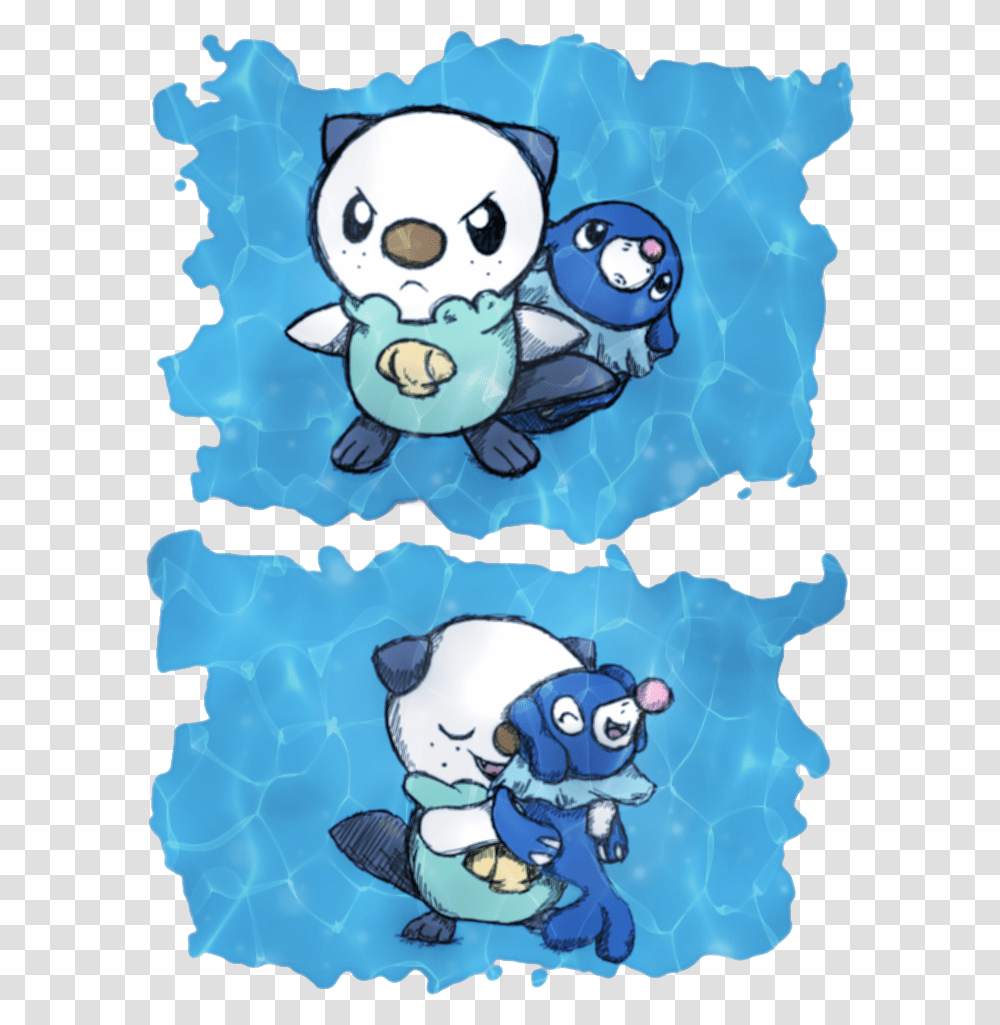 You Go Oshawott Protect Poor Popplio From The Video Game, Nature, Outdoors, Mammal, Animal Transparent Png