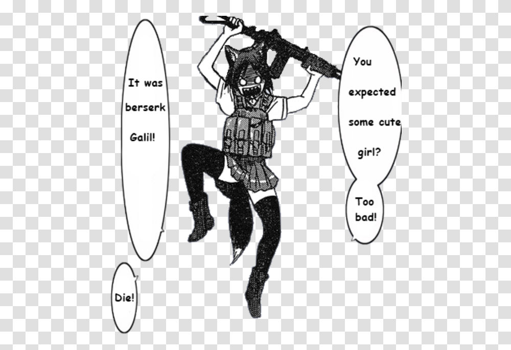 You It Was I Expected Berserk Some Cute Galil Girl Imi Galil Meme, Person, Human, Apparel Transparent Png