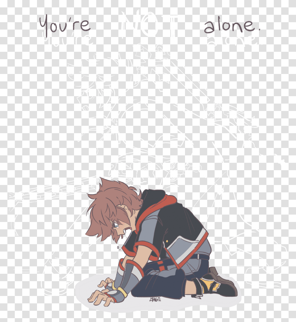 You Kh3 Sora Art, Person, Book, Poster, Comics Transparent Png