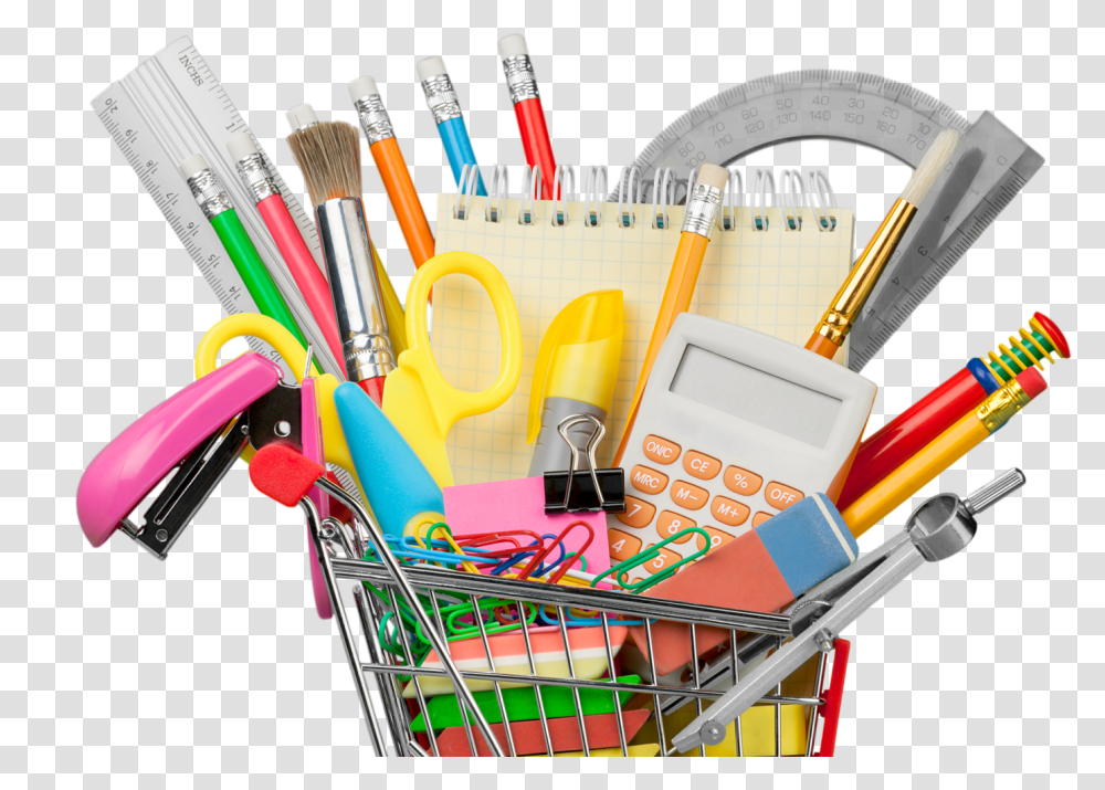 You'll Want To Take Advantage Of The Money Saving Deals School Stationery Images, Shopping Cart, Calculator, Electronics, Toy Transparent Png