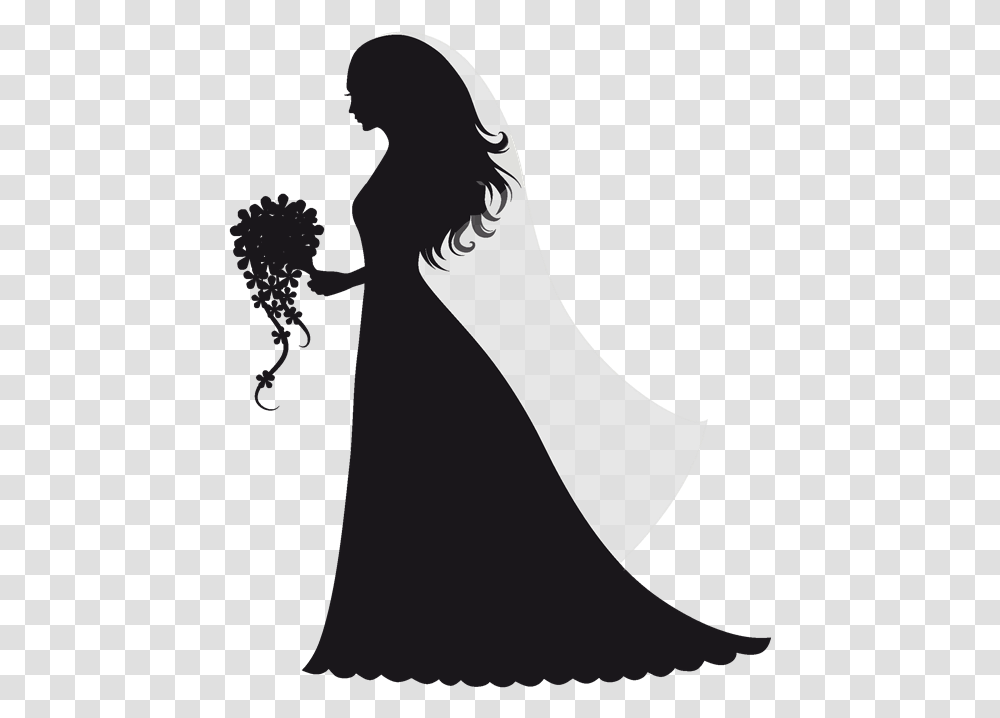 You Might Also Like Bride Silhouette, Person, Human, Stencil, Hand Transparent Png