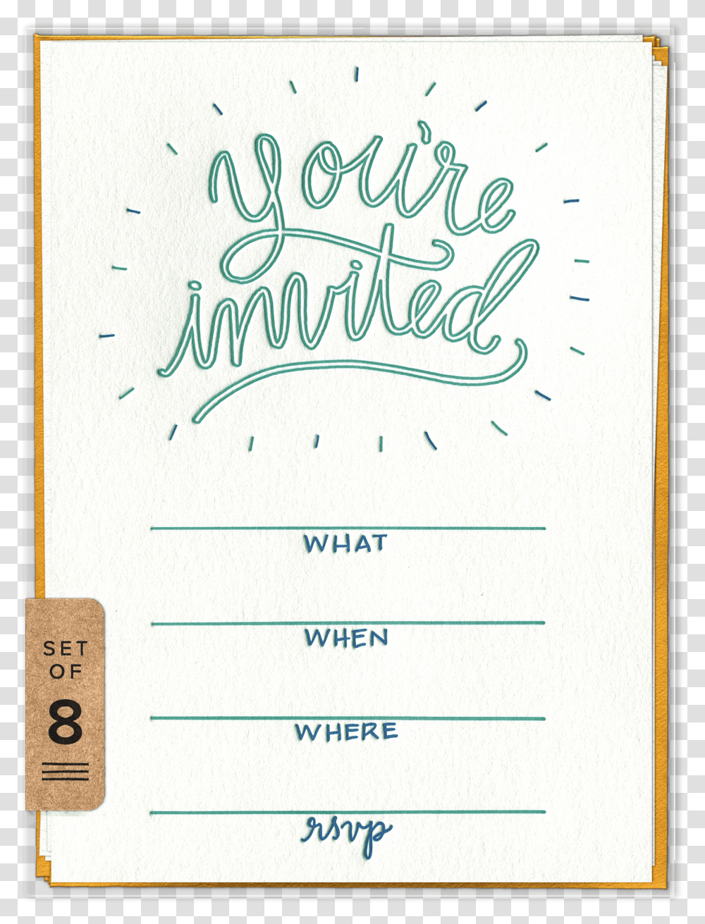 You're Invited Fill In Invitation Set Holy Bible Esv, Envelope, Mail, Postcard Transparent Png