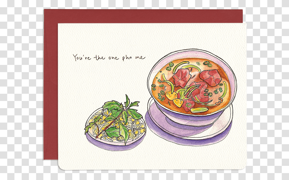 You're The One Pho Me Vietnamese Pun Valentine Card, Pineapple, Fruit, Plant, Food Transparent Png