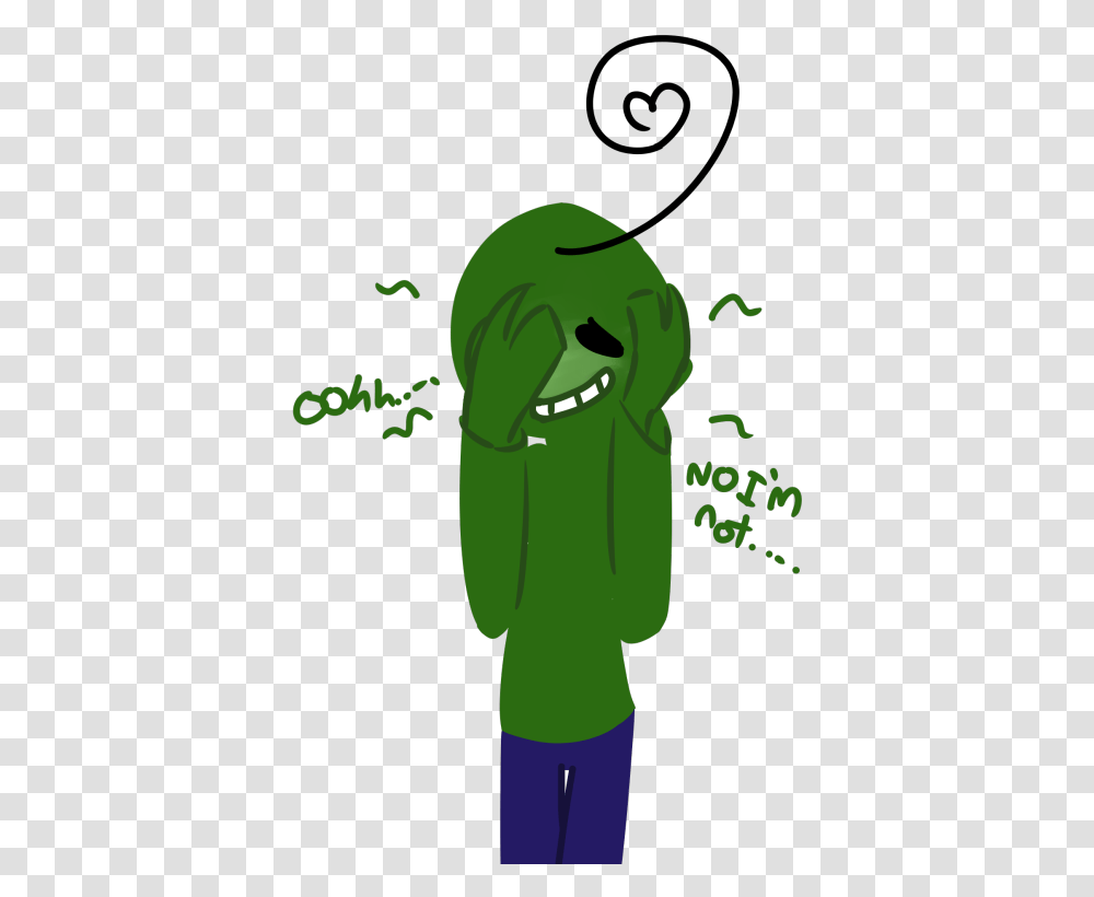You're Very Handsome Mr Download Cartoon, Green, Plant, Person Transparent Png