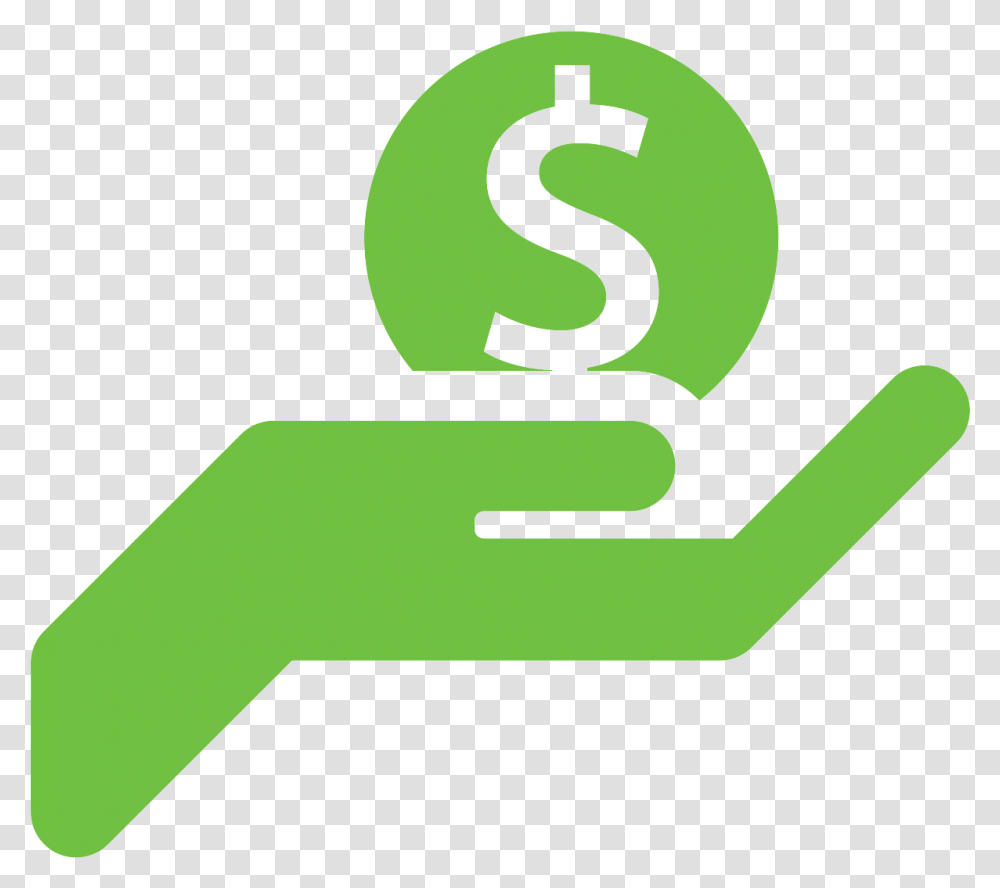 You Save Save Money Icon, Number, Green Transparent Png