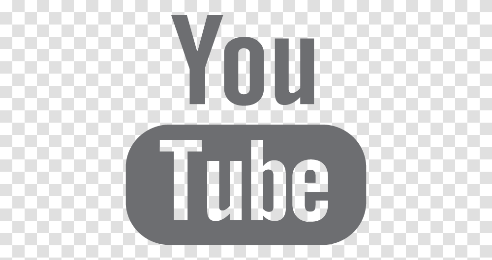 You Tube Icon 209751 Free Icons Library Youtube Logo Gris, Text, Label, Word, Alphabet Transparent Png