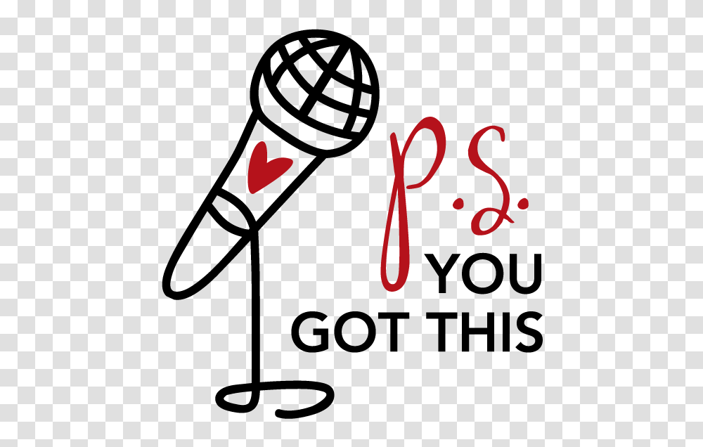 You've Got This Clip Art, Heart, Handwriting Transparent Png