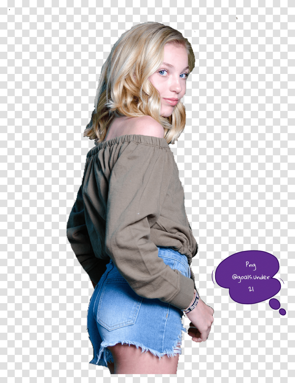 You Want It Without The Pupple Bubble Comment Instagram Girl, Sleeve, Pants, Long Sleeve Transparent Png