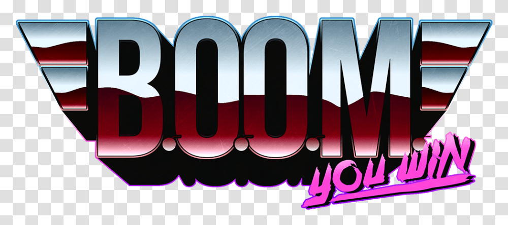 You Win Image Download Boom You Win, Word, Alphabet, Purple Transparent Png