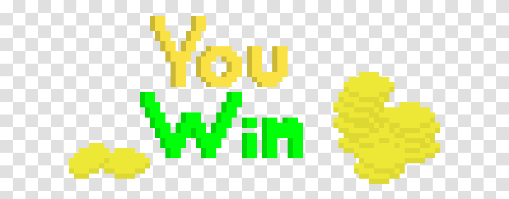 You Won Pixel Art, Alphabet, Pac Man, Word Transparent Png