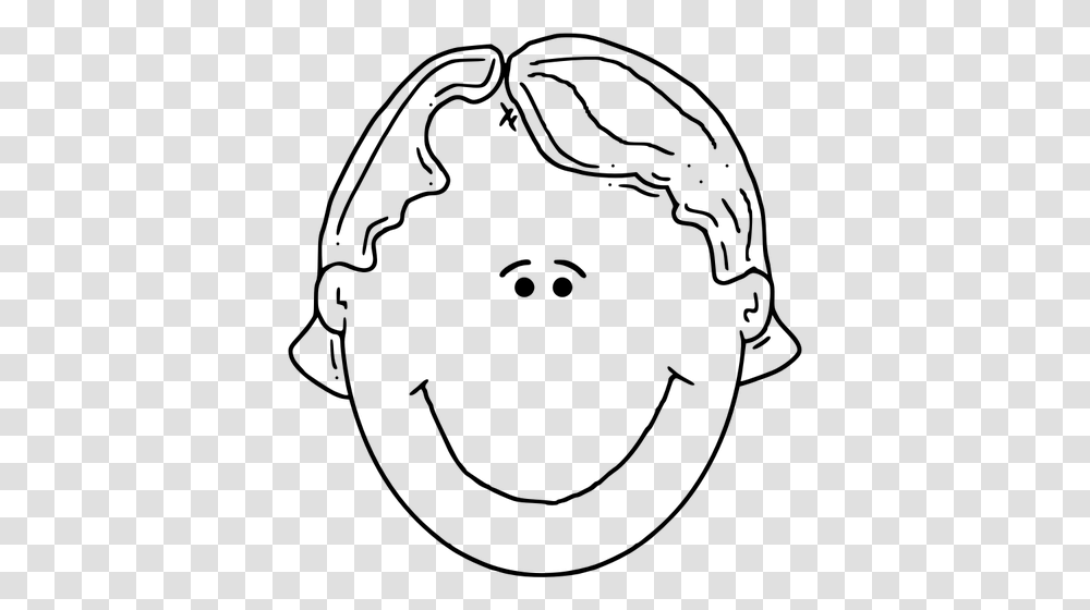 Young Boy Cartoon Face Vector Clip Art, Gray, World Of Warcraft Transparent Png