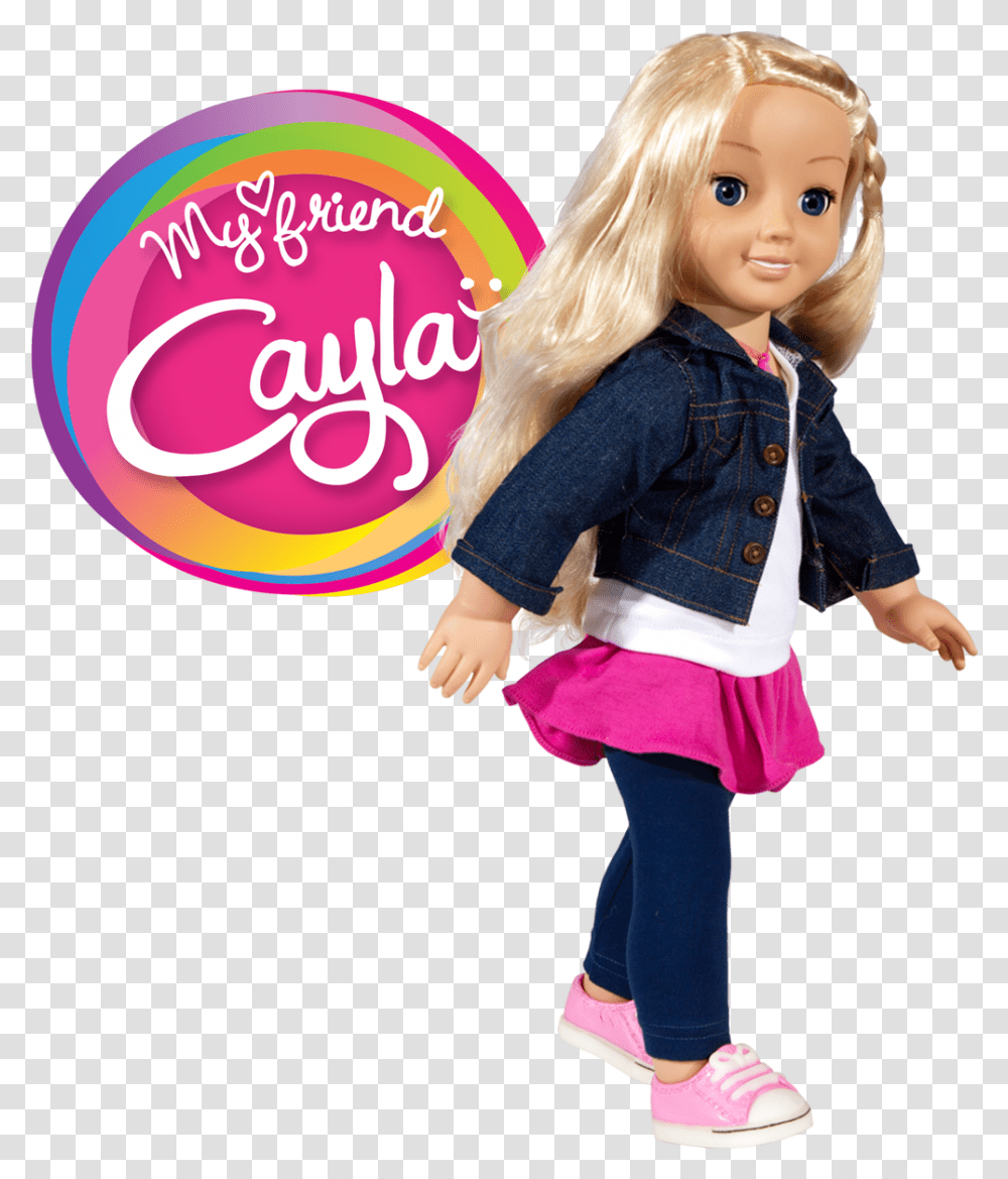 Young Girl My Friend Cayla Doll, Toy, Person, Human, Barbie Transparent Png