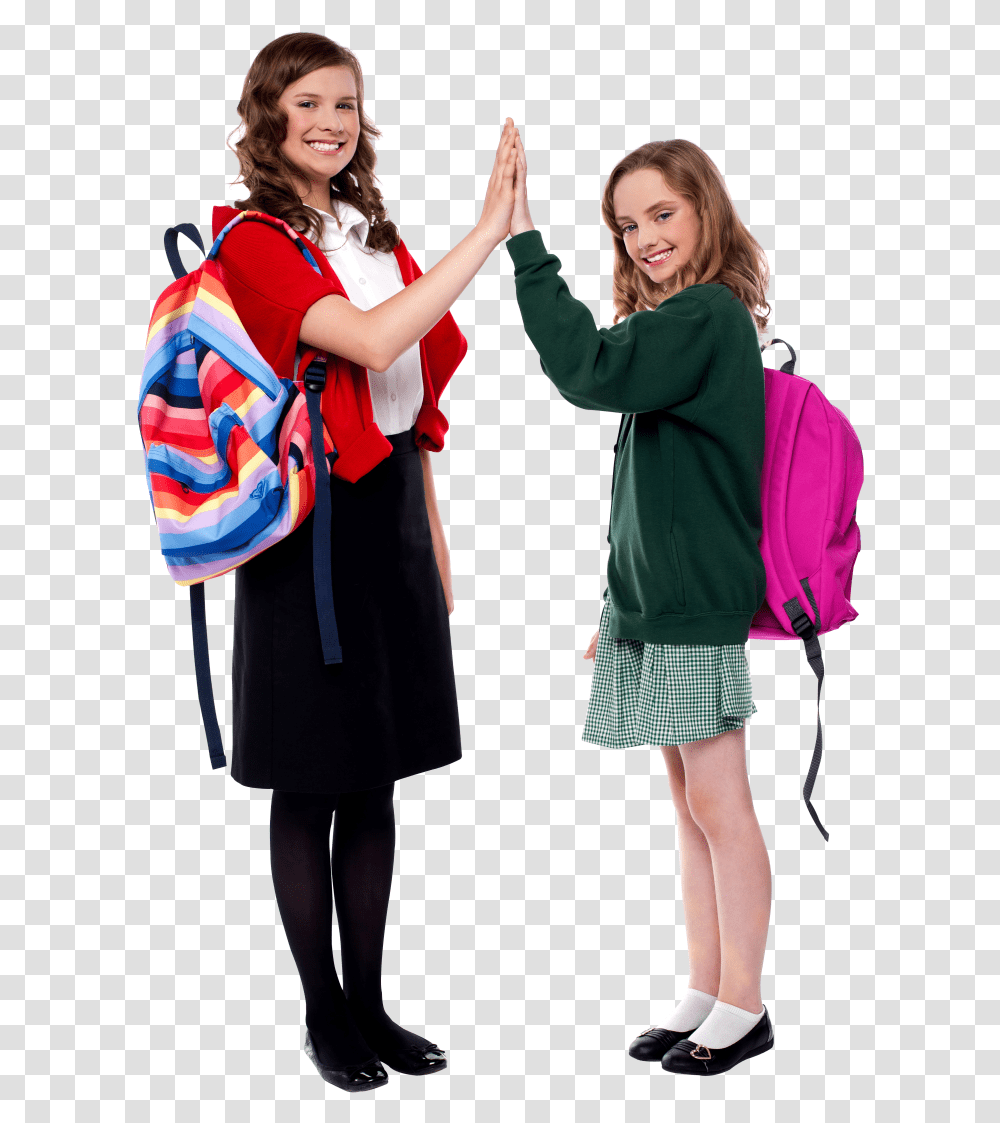 Young Girl Student Image Student Pic Hd, Person, Skirt, Sleeve Transparent Png