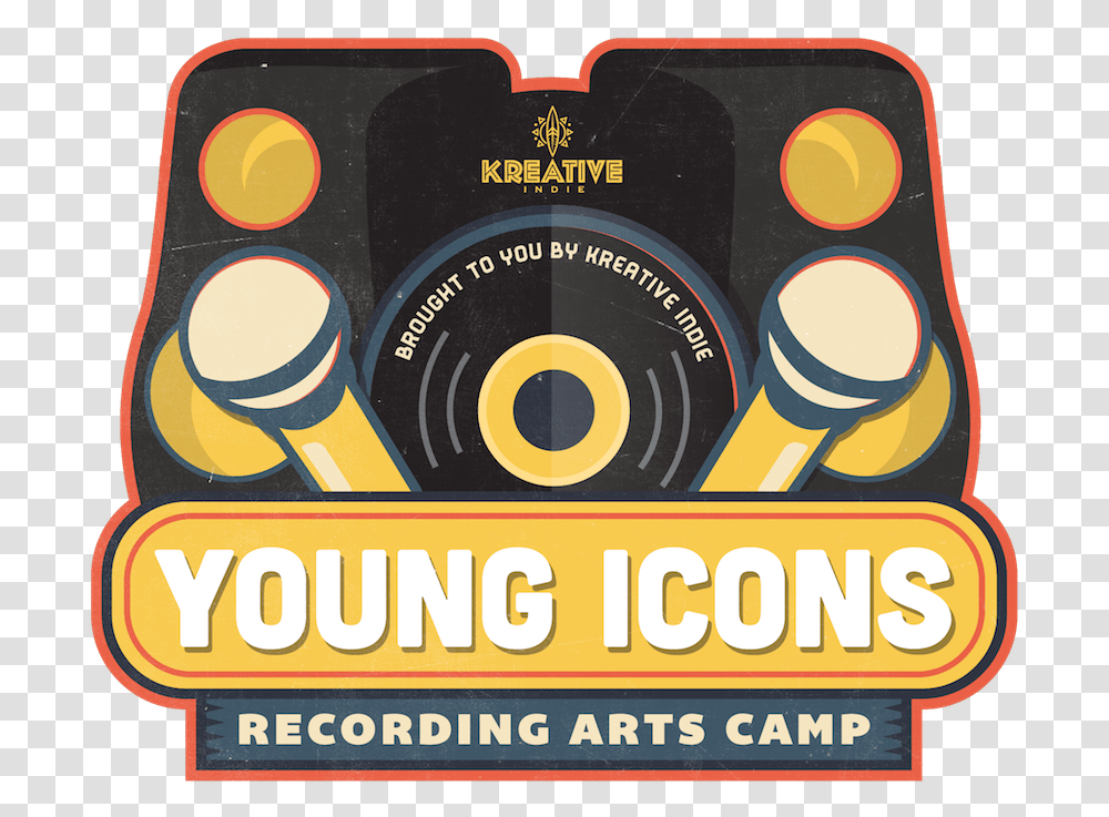 Young Icons Summer Camp Label, Camera, Electronics, Digital Camera Transparent Png