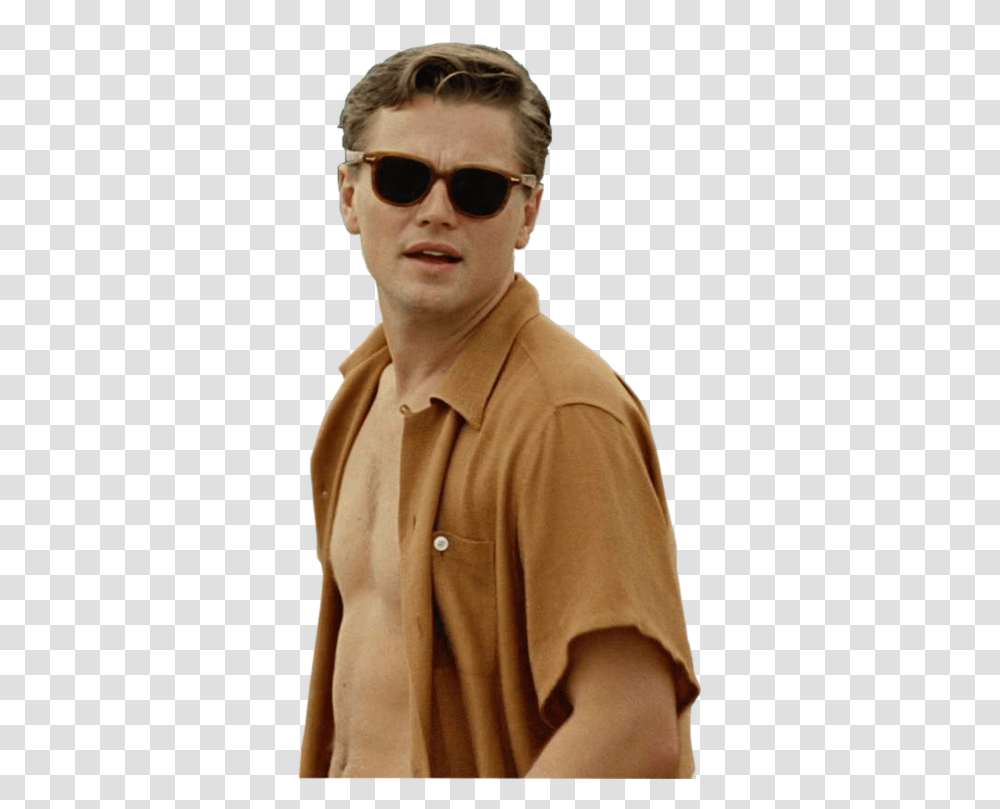 Young Leonardo Dicaprio, Sunglasses, Accessories, Person Transparent Png
