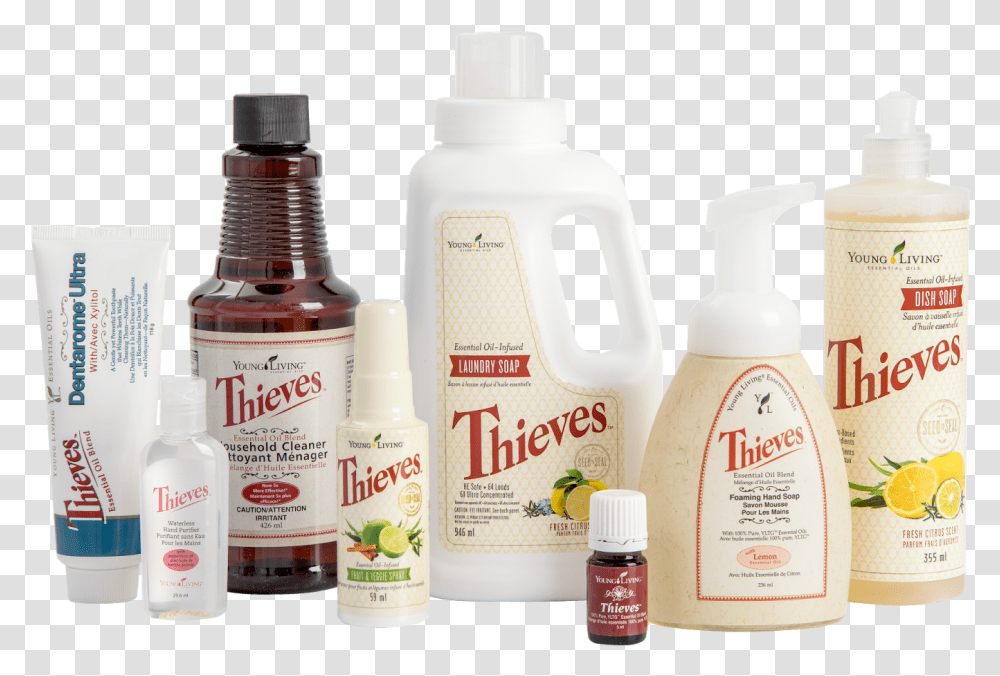 Young Living Logo Young Living Thieves Product Graphics, Bottle, Cosmetics, Label Transparent Png