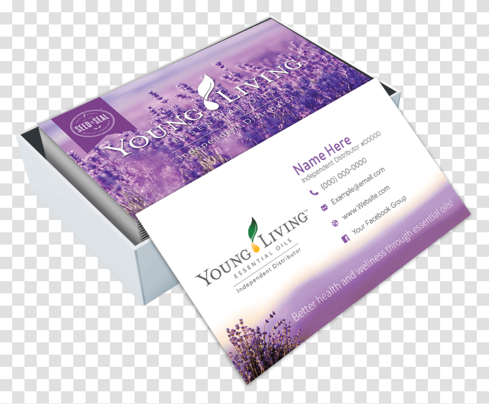 Young Living Name Card, Paper, Flyer, Poster, Advertisement Transparent Png