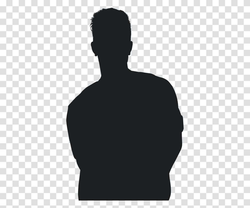 Young Man Silhouette, Gray, Monitor, Screen Transparent Png