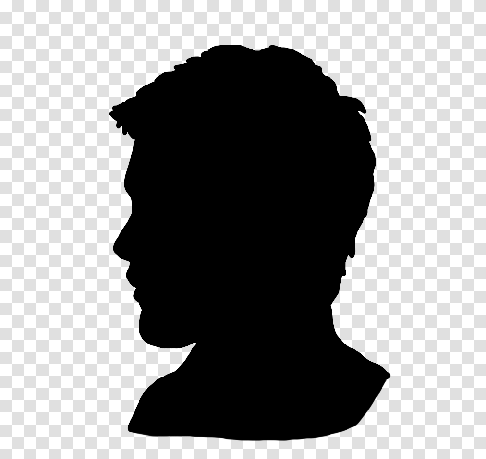 Young Mans Face Silhouette Silhouettes, Electronics, Rug, Screen Transparent Png