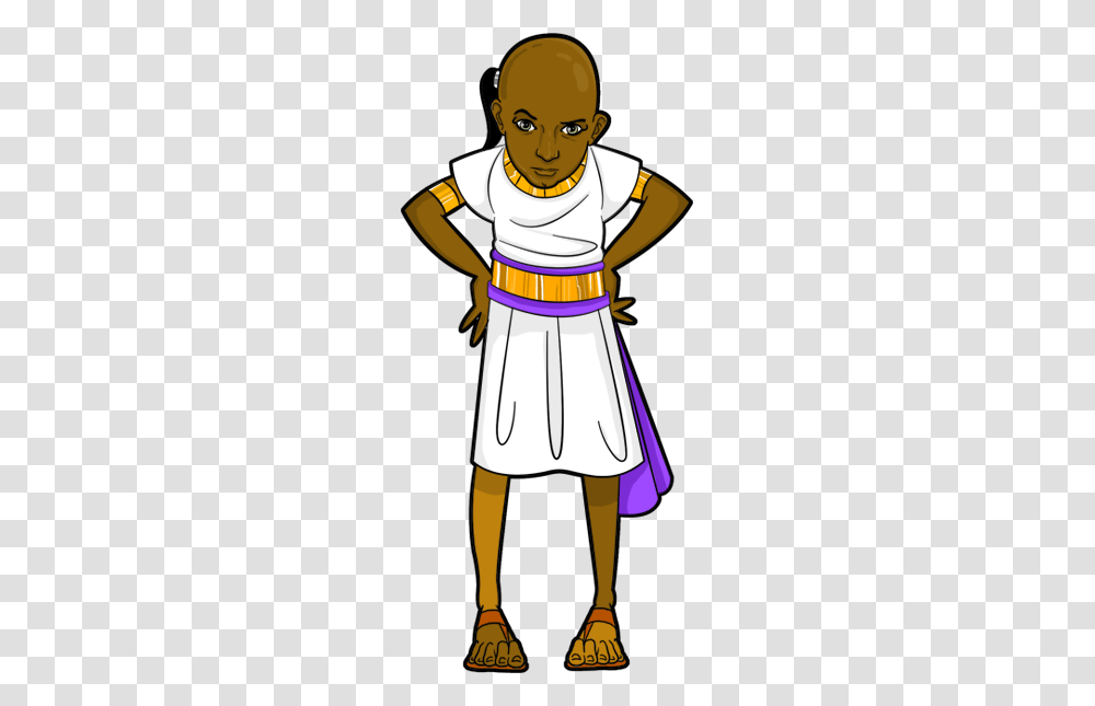 Young Moses Grew Up Like An Egyptian In Pharaohs Palace, Costume, Person, Mammal Transparent Png