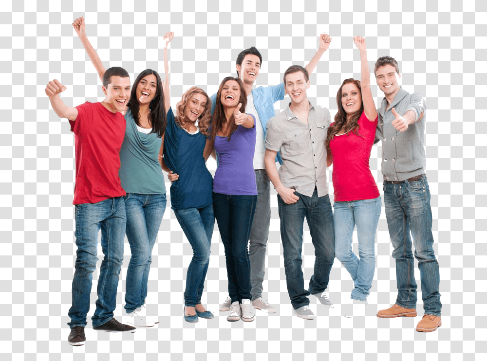 Young People Background Happy Young People, Pants, Clothing, Person, Sleeve Transparent Png