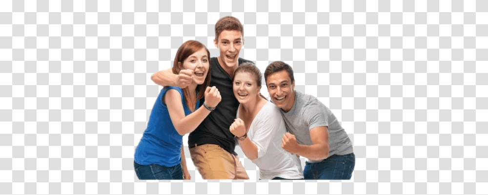 Young People Image College Students White Background, Person, Human, Family, Face Transparent Png