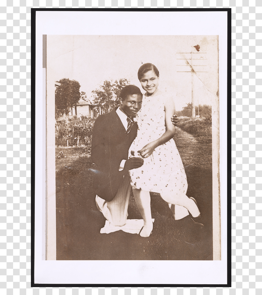 Young Rosa Parks And Raymond Parks, Person, Tie, Dress Transparent Png