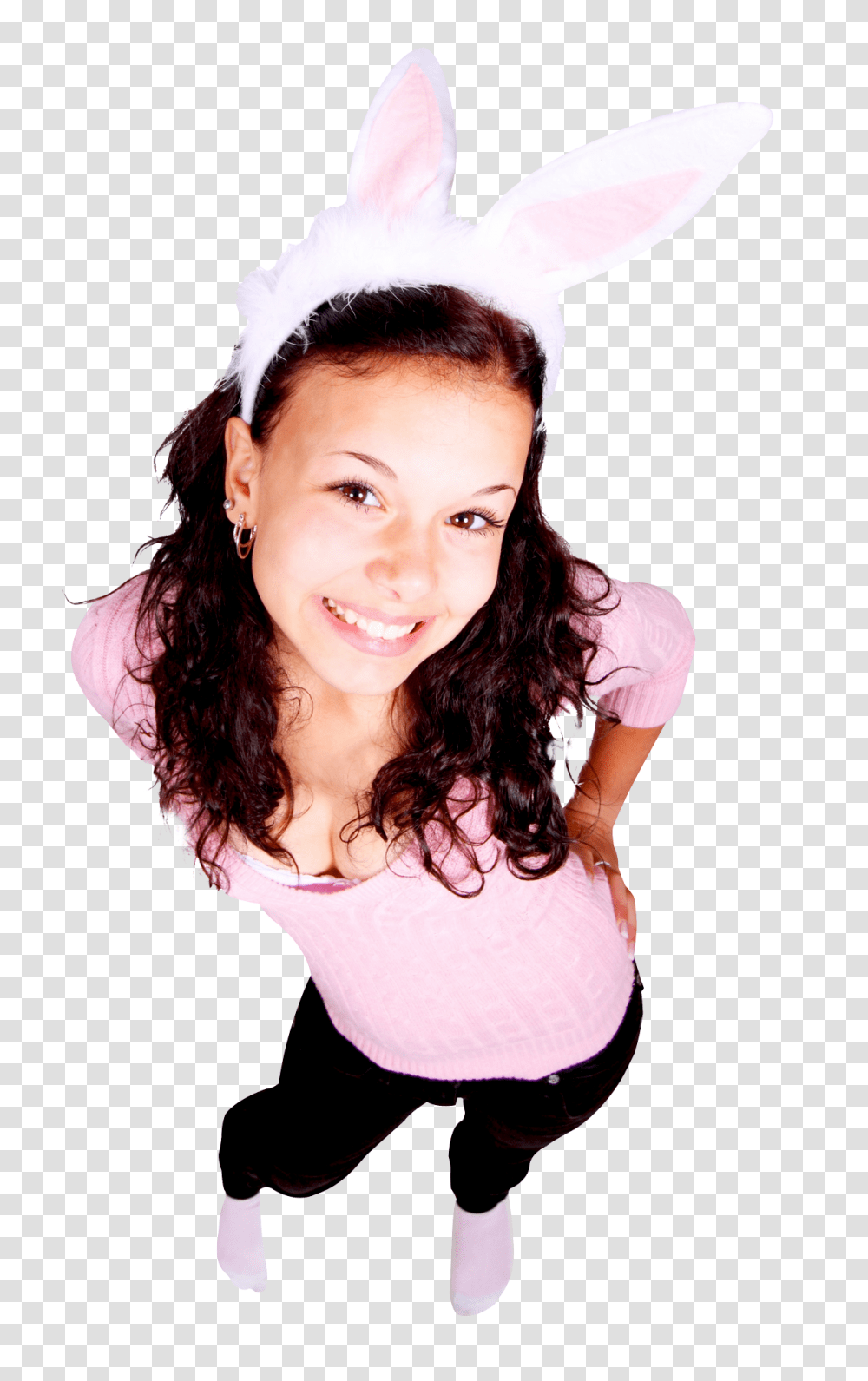 Young Smiling Girl Image, Person, Female, Face Transparent Png