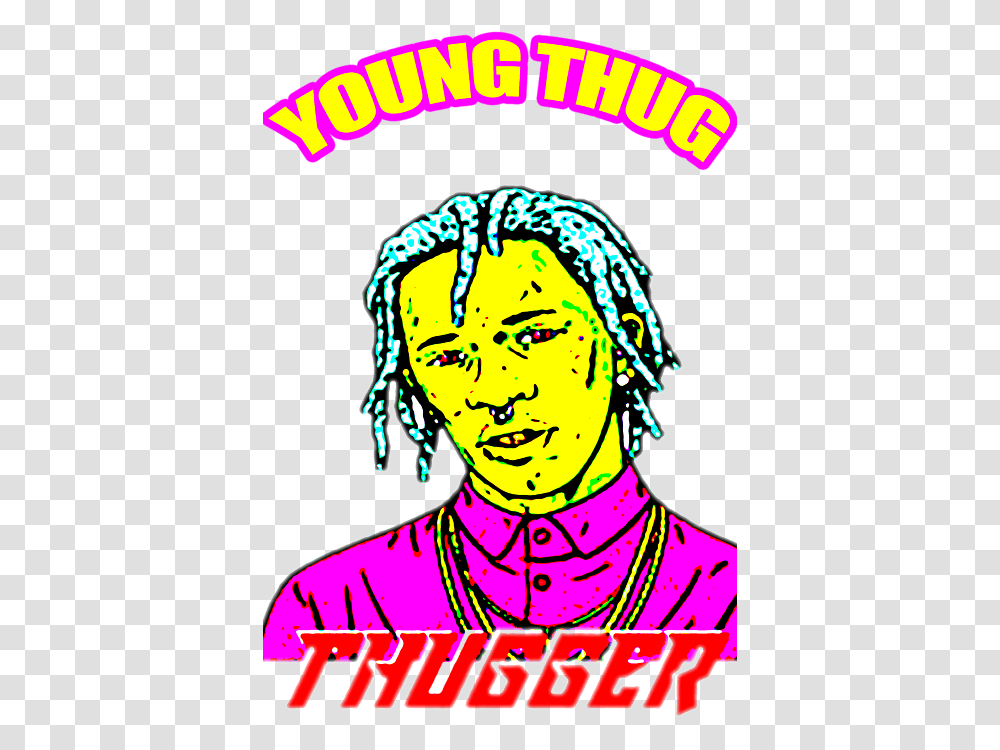 Young Thug Hand Towel Young Thug Shirts, Clothing, Apparel, Graphics, Art Transparent Png