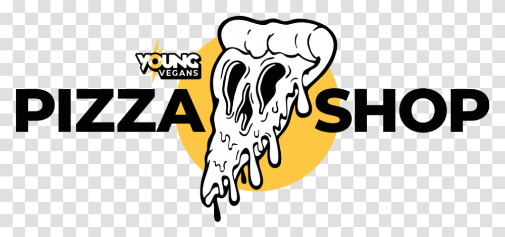 Young Vegans Pizza Shop Destiny Ghost, Hand, Text, Teeth, Paper Transparent Png