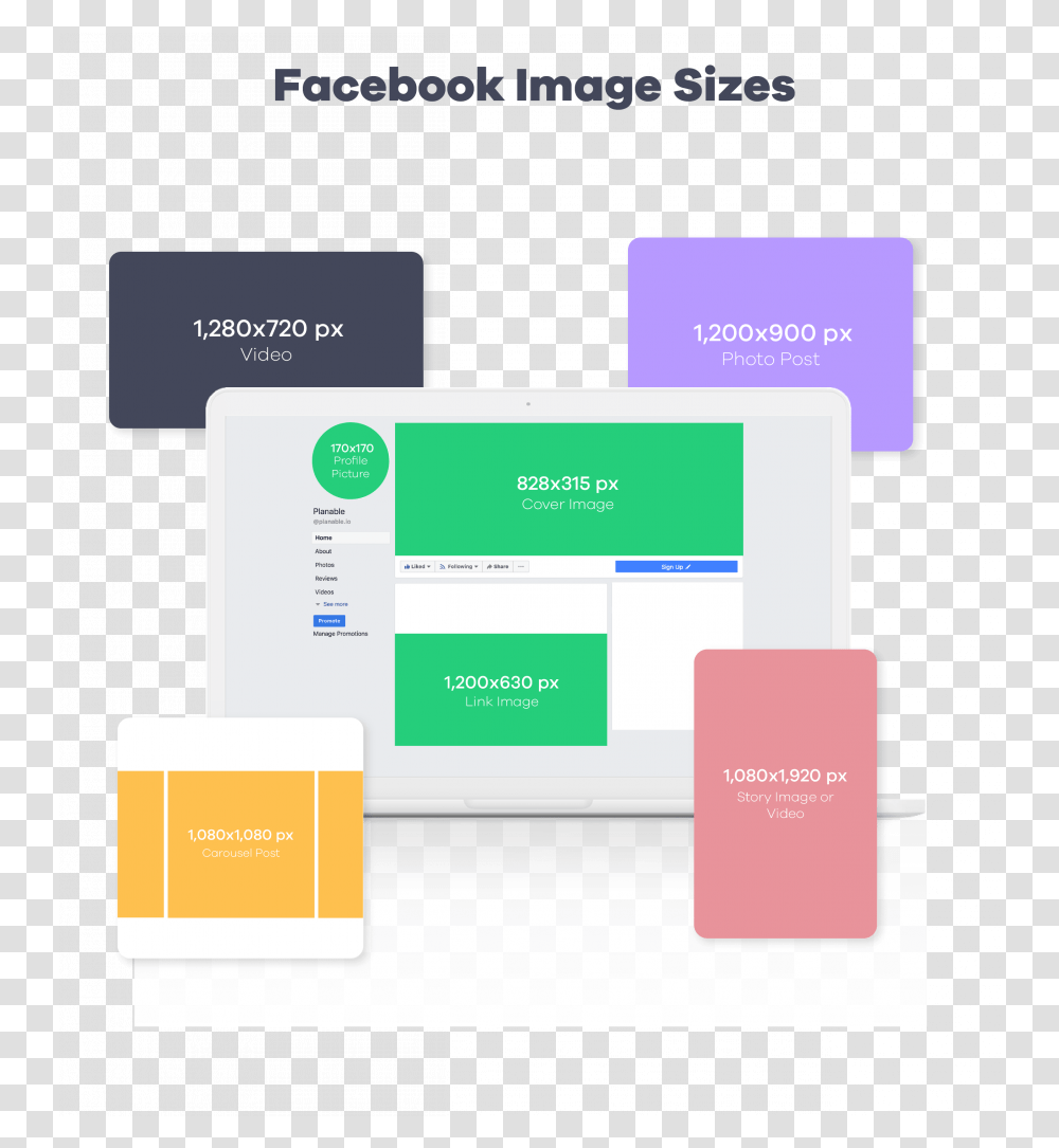 Your 2020 Guide To Social Media Images Facebook, Text, Business Card, Paper, Page Transparent Png