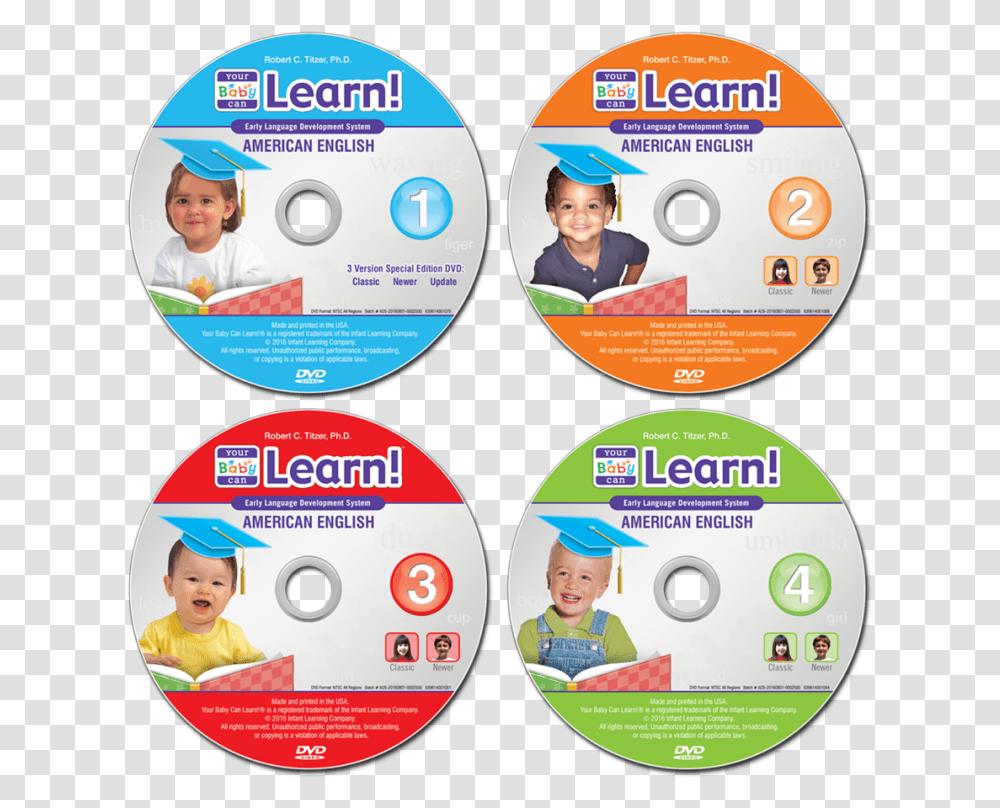 Your Baby Can Read Book Cd, Disk, Person, Human, Dvd Transparent Png