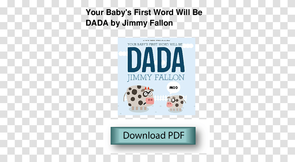 Your Baby's First Word Will Be Dada, Label, Advertisement, Paper Transparent Png