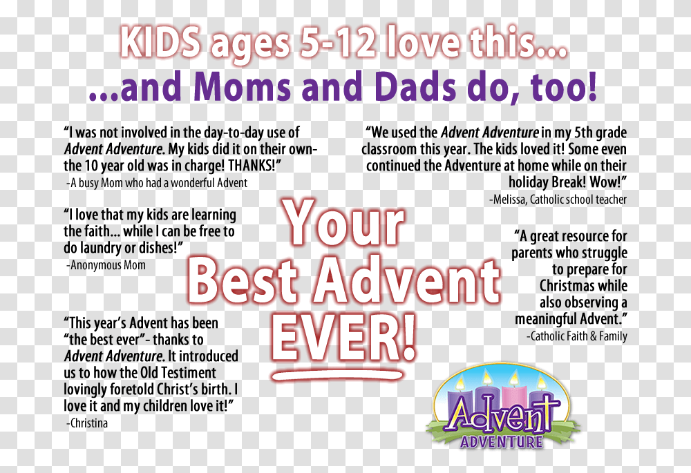 Your Best Advent Ever Advent For Kids, Word, Alphabet, Light Transparent Png