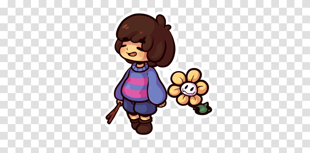 Your Best Friend Flowey, Female, Girl, Poster, Advertisement Transparent Png