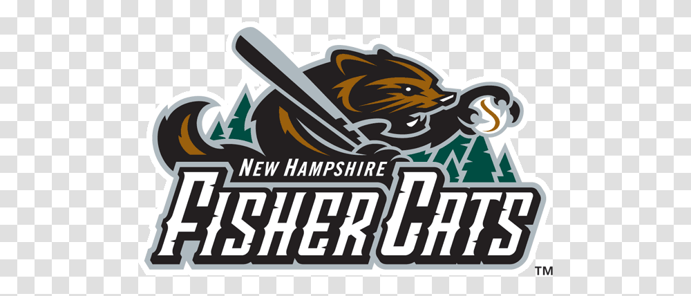 Your Favorite Minor League Baseball Team Logos New Hampshire Fisher Cats Old Logo, Sport, Text, Clothing, Team Sport Transparent Png