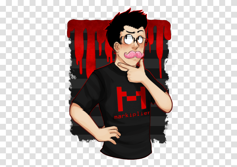 Your Favorite Youtube Gamer Markiplier Youtube, Person, Clothing, Poster, Advertisement Transparent Png