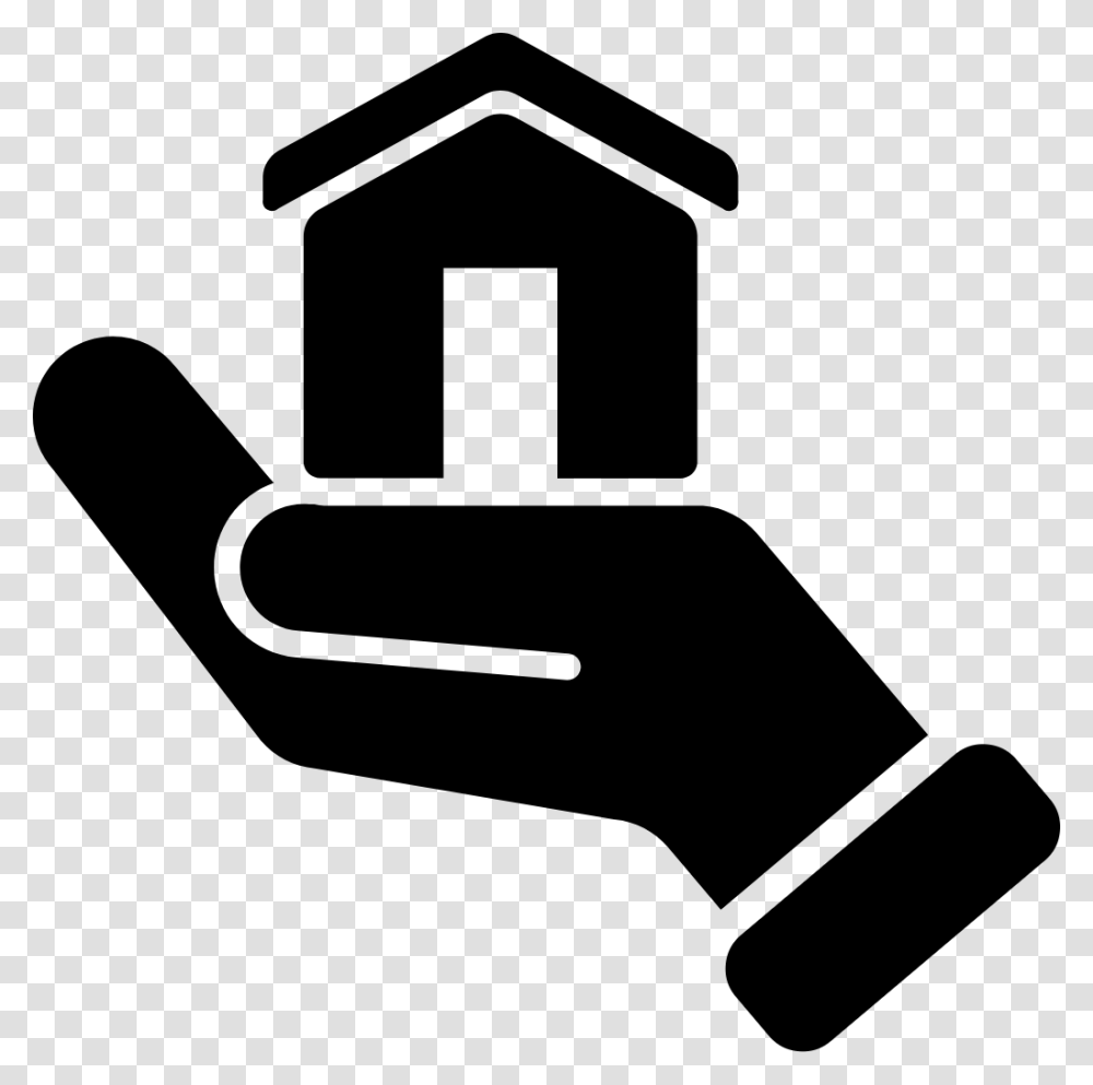 Your Home Is In The Best Hands House In Hand Icon, Gray, World Of Warcraft Transparent Png