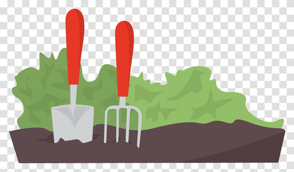 Your Homyze Spring Garden Background Garden Tools Clipart, Fork, Cutlery, Plant Transparent Png