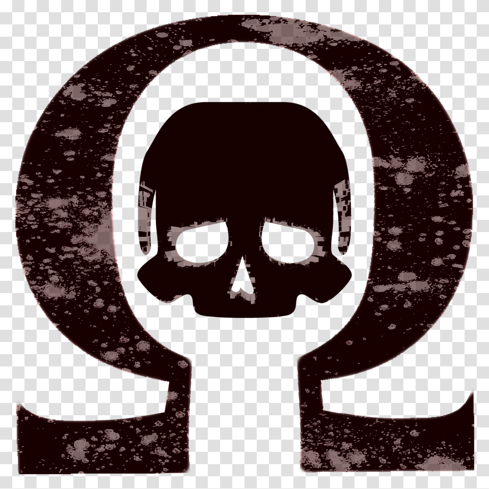 Your Latest Searches Omega Symbol With Skull, Number, Alphabet Transparent Png