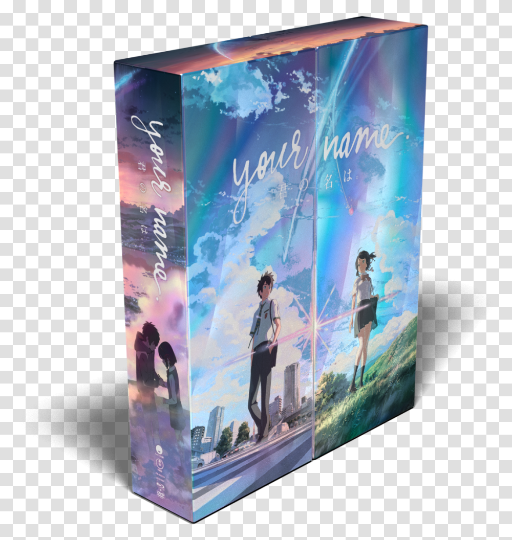 Your Name Blu Ray Collector's Edition, Person, Human, Advertisement, Poster Transparent Png