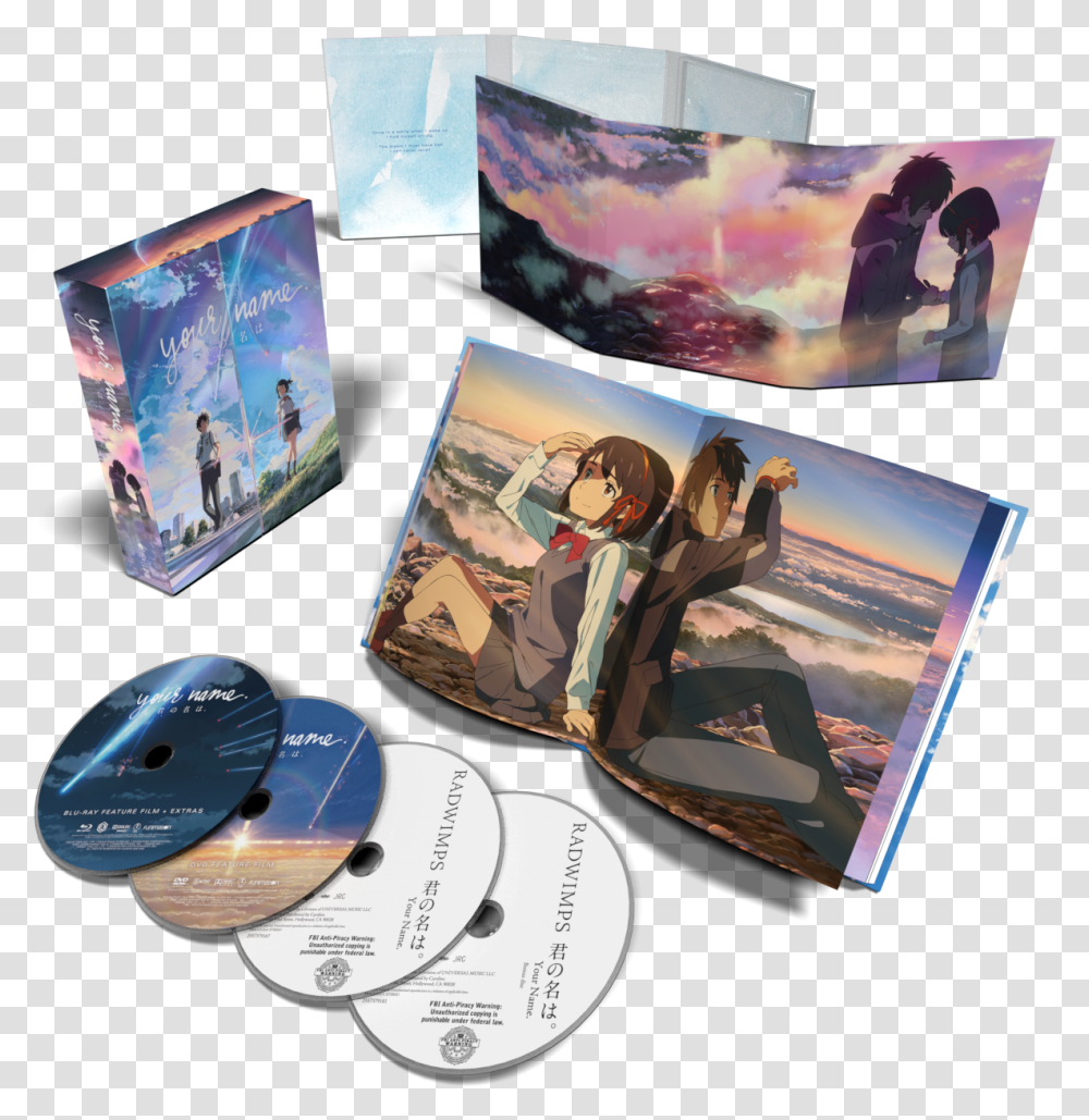 Your Name Collector's Edition, Disk, Dvd, Person, Human Transparent Png
