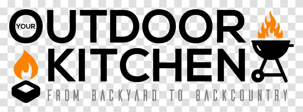 Your Outdoor Kitchen Black And White, Alphabet, Quake Transparent Png